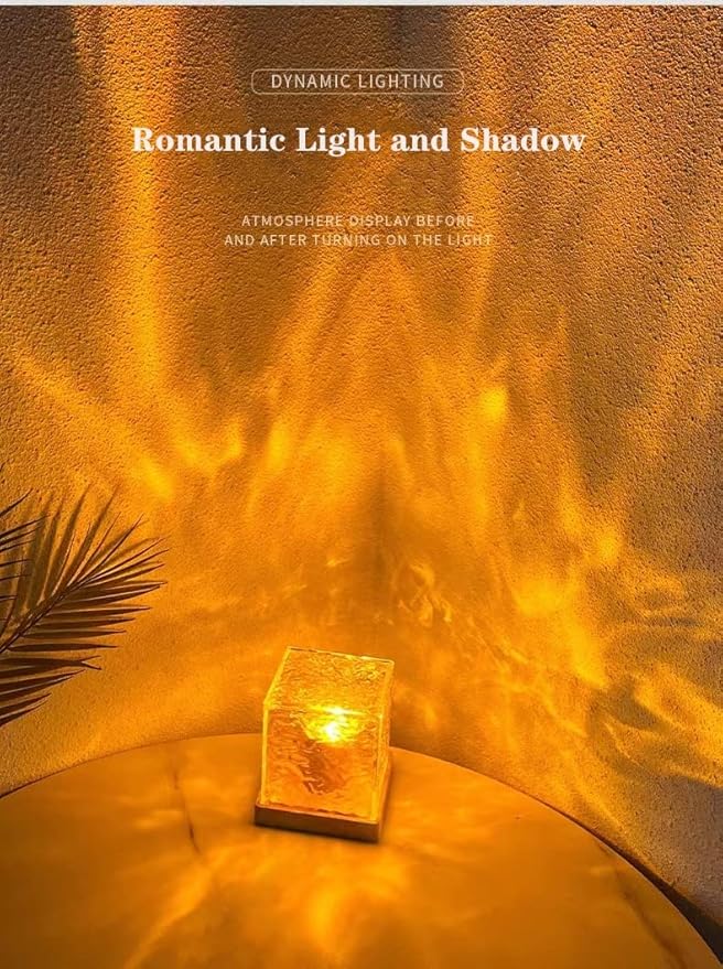 Wave Light Cube, Aurora Glow Lamp Crystal Night Light